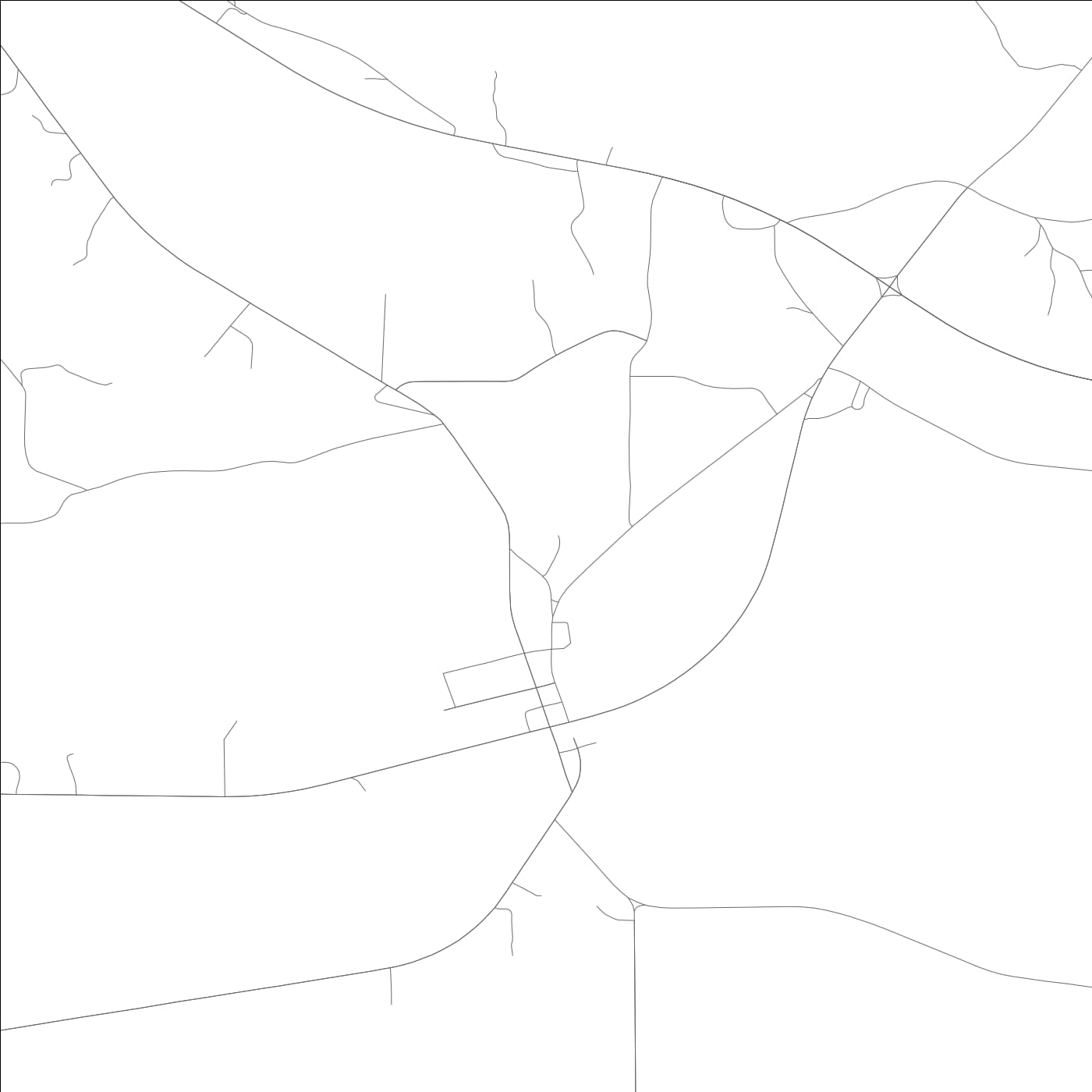 ROAD MAP OF PINE HILL, ALABAMA BY MAPBAKES