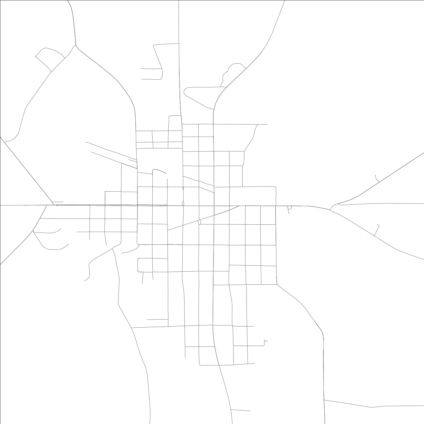 ROAD MAP OF SAMSON, ALABAMA BY MAPBAKES