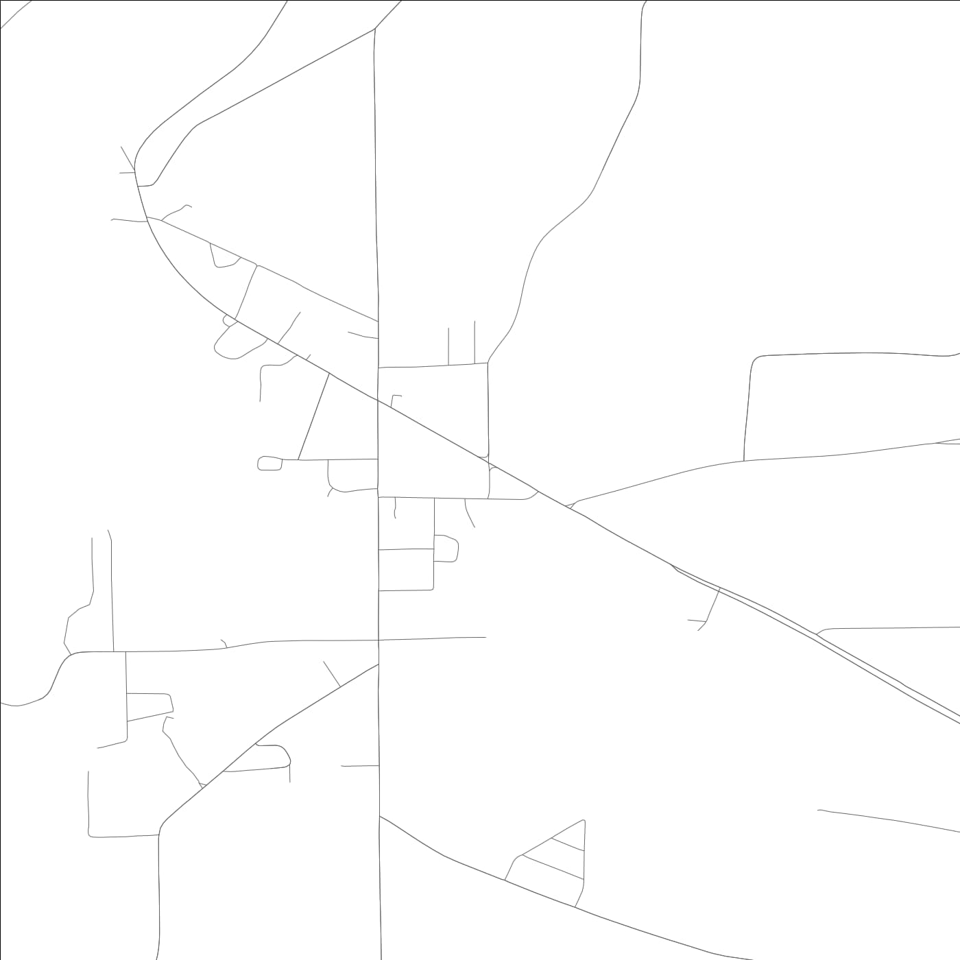 ROAD MAP OF SECTION, ALABAMA BY MAPBAKES