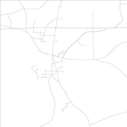 ROAD MAP OF SILAS, ALABAMA BY MAPBAKES