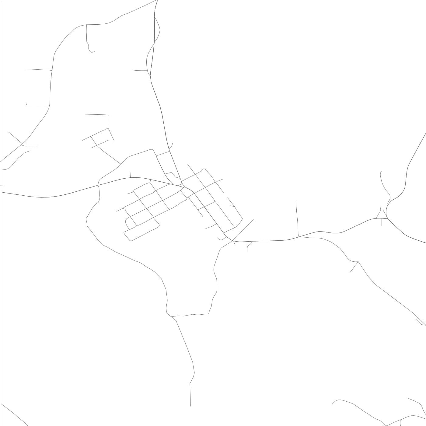 ROAD MAP OF SIPSEY, ALABAMA BY MAPBAKES