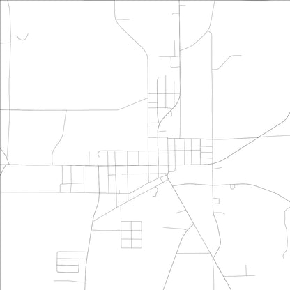 ROAD MAP OF SLOCOMB, ALABAMA BY MAPBAKES