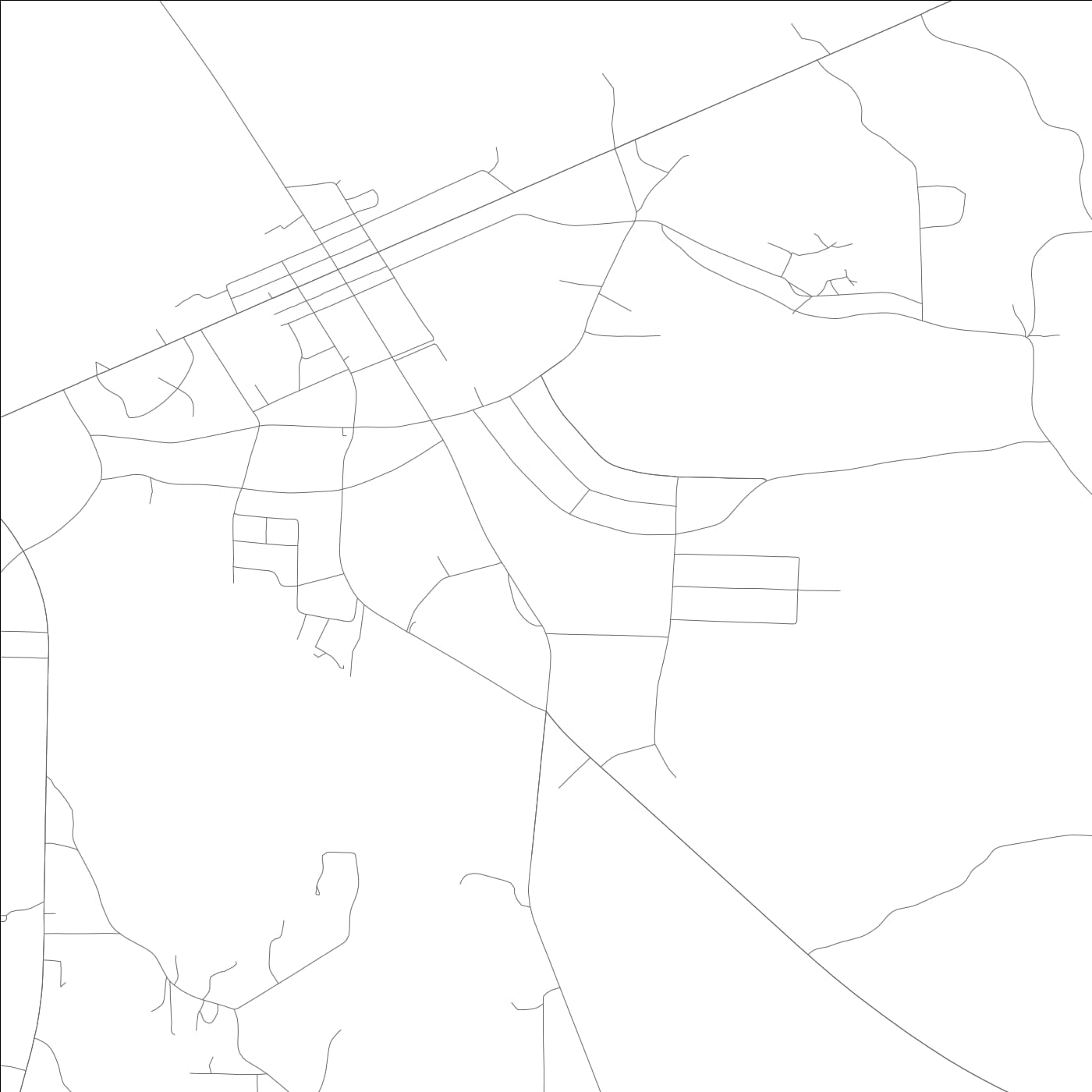 ROAD MAP OF SULLIGENT, ALABAMA BY MAPBAKES