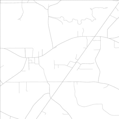 ROAD MAP OF SYLVANIA, ALABAMA BY MAPBAKES
