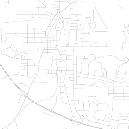 ROAD MAP OF TROY, ALABAMA BY MAPBAKES