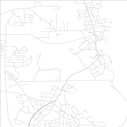 ROAD MAP OF VALLEY, ALABAMA BY MAPBAKES