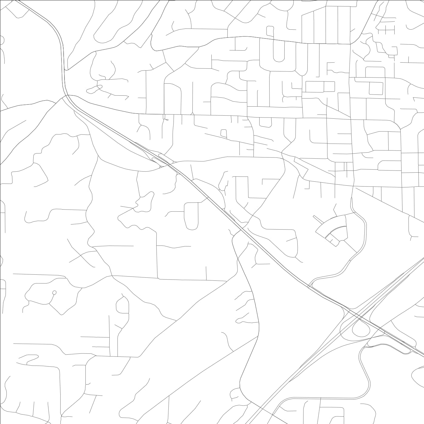 ROAD MAP OF VESTAVIA HILLS, ALABAMA BY MAPBAKES