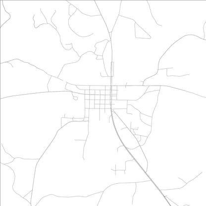 ROAD MAP OF WEDOWEE, ALABAMA BY MAPBAKES