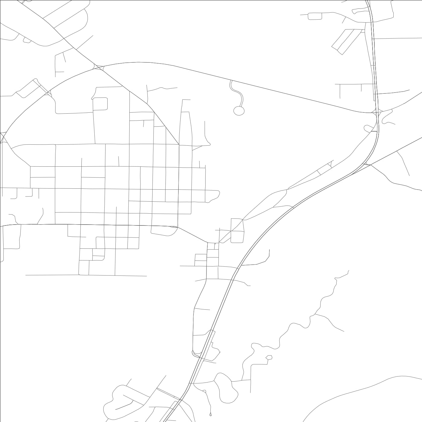 ROAD MAP OF WETUMPKA, ALABAMA BY MAPBAKES