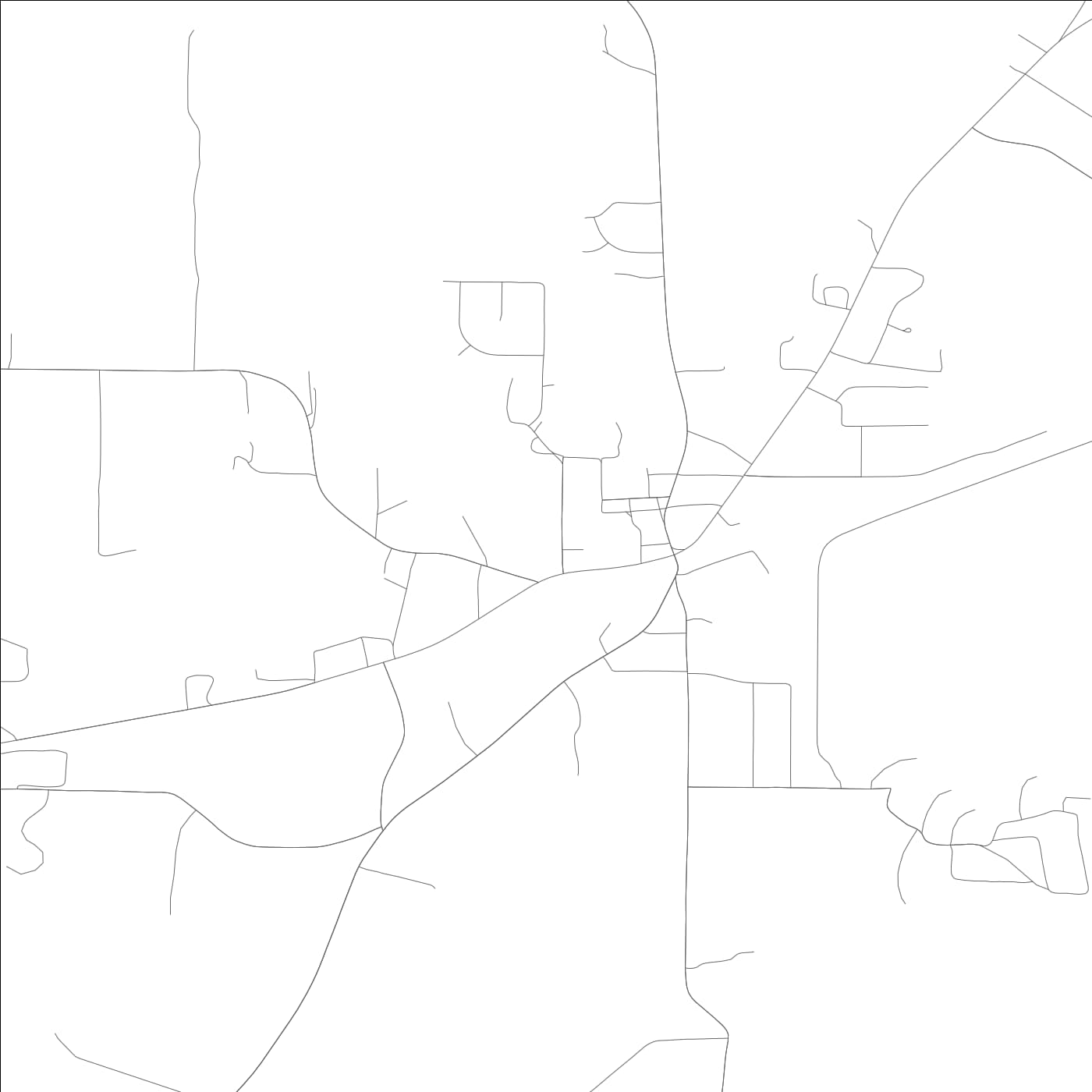 ROAD MAP OF WILSONVILLE, ALABAMA BY MAPBAKES