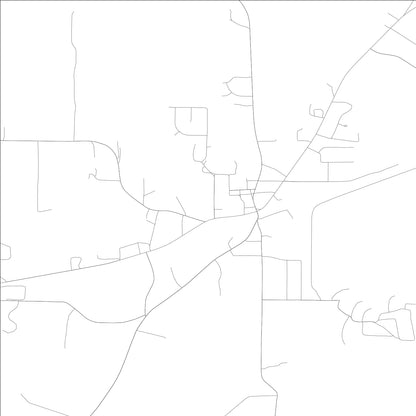 ROAD MAP OF WILSONVILLE, ALABAMA BY MAPBAKES