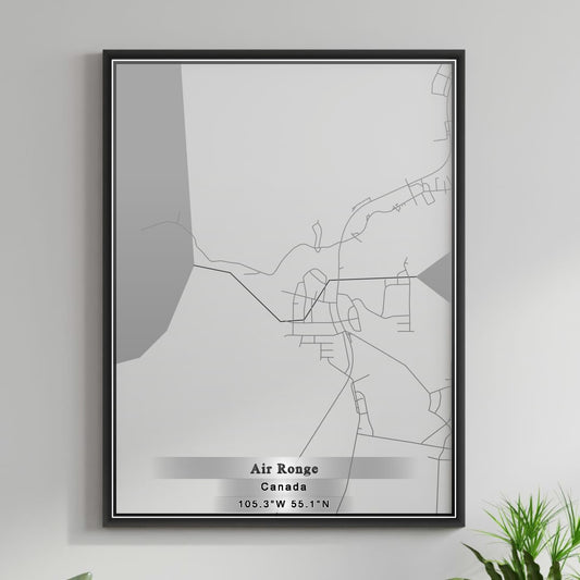 ROAD MAP OF AIR RONGE, CANADA BY MAPBAKES