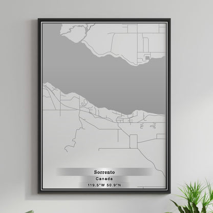 ROAD MAP OF SOREL TRACY, CANADA BY MAPBAKES