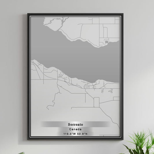 ROAD MAP OF SOREL TRACY, CANADA BY MAPBAKES