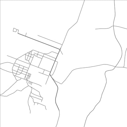 ROAD MAP OF AMDJARASS, CHAD BY MAPBAKES