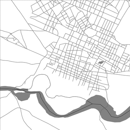 ROAD MAP OF ATI, CHAD BY MAPBAKES