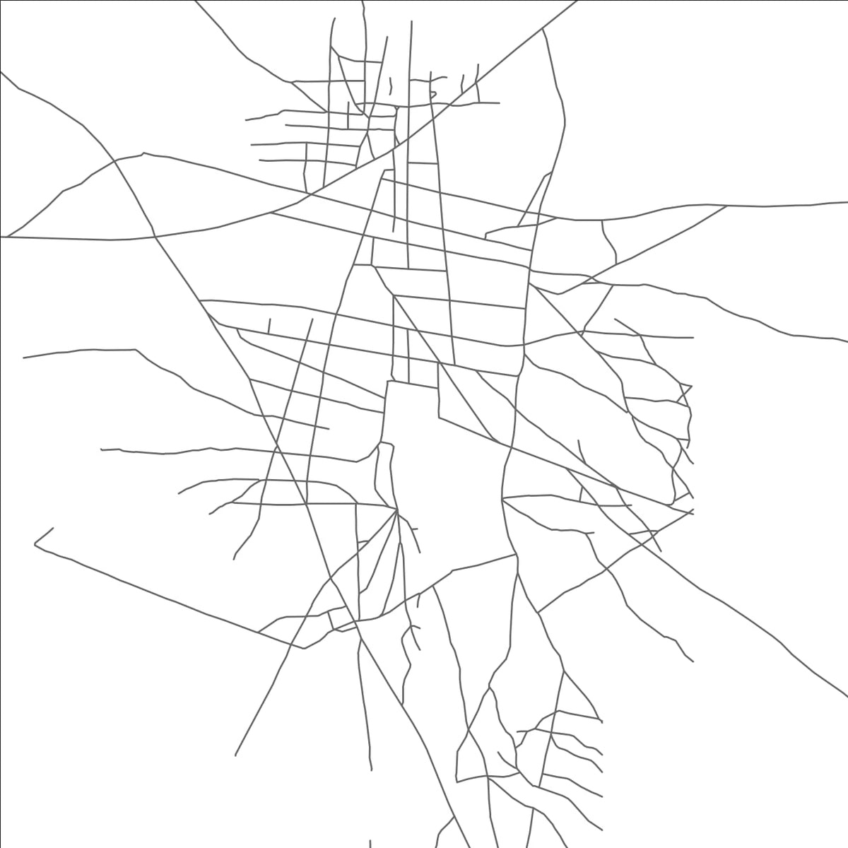 ROAD MAP OF BERE, CHAD BY MAPBAKES