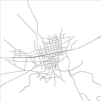ROAD MAP OF BITKINE, CHAD BY MAPBAKES
