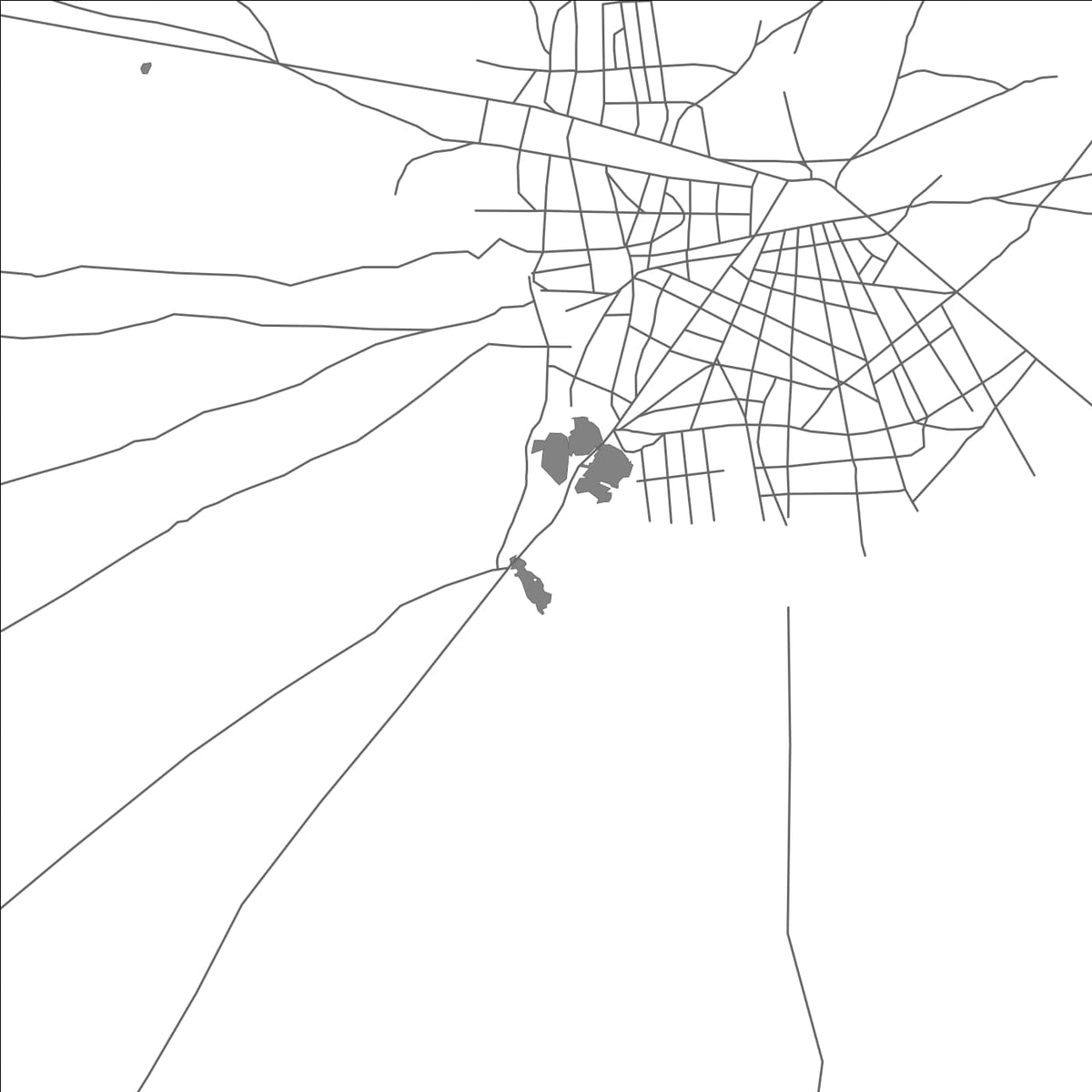ROAD MAP OF BOKORO, CHAD BY MAPBAKES