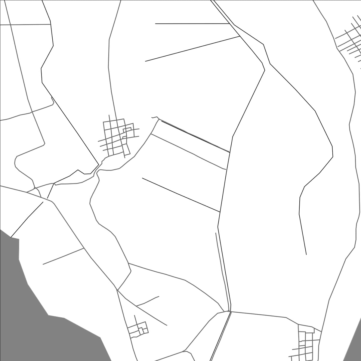 ROAD MAP OF BOL, CHAD BY MAPBAKES