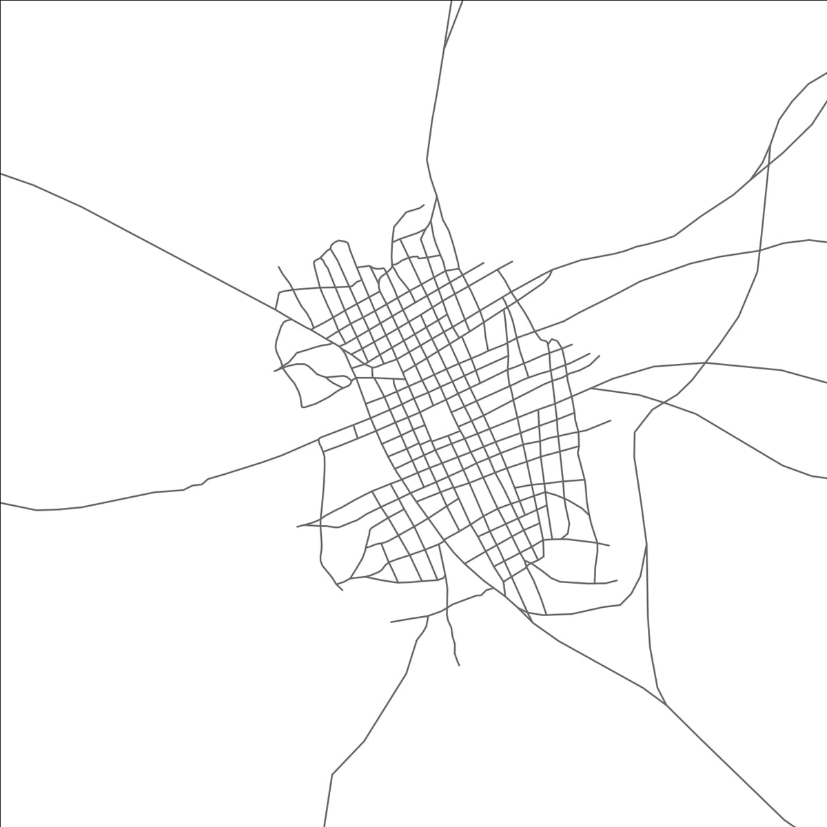 ROAD MAP OF DOURBALI, CHAD BY MAPBAKES
