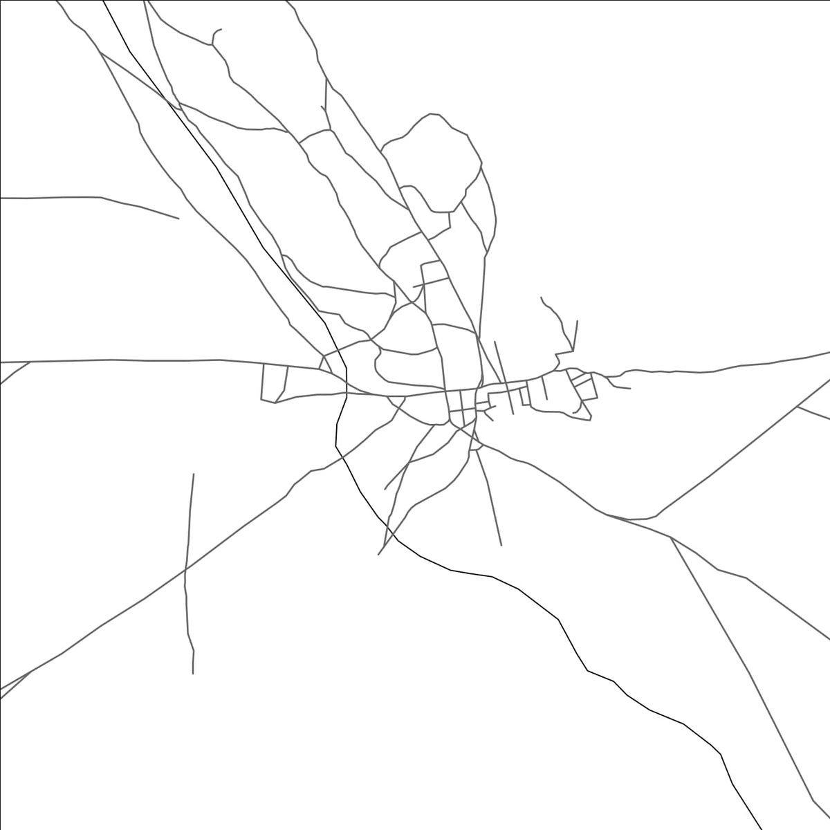 ROAD MAP OF FADA, CHAD BY MAPBAKES