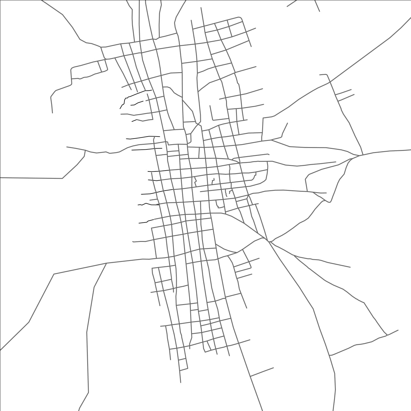 ROAD MAP OF MAO, CHAD BY MAPBAKES