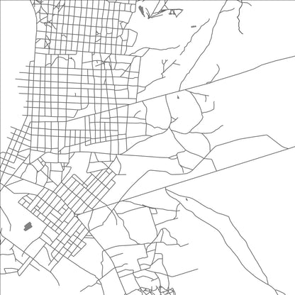 ROAD MAP OF MONGO, CHAD BY MAPBAKES