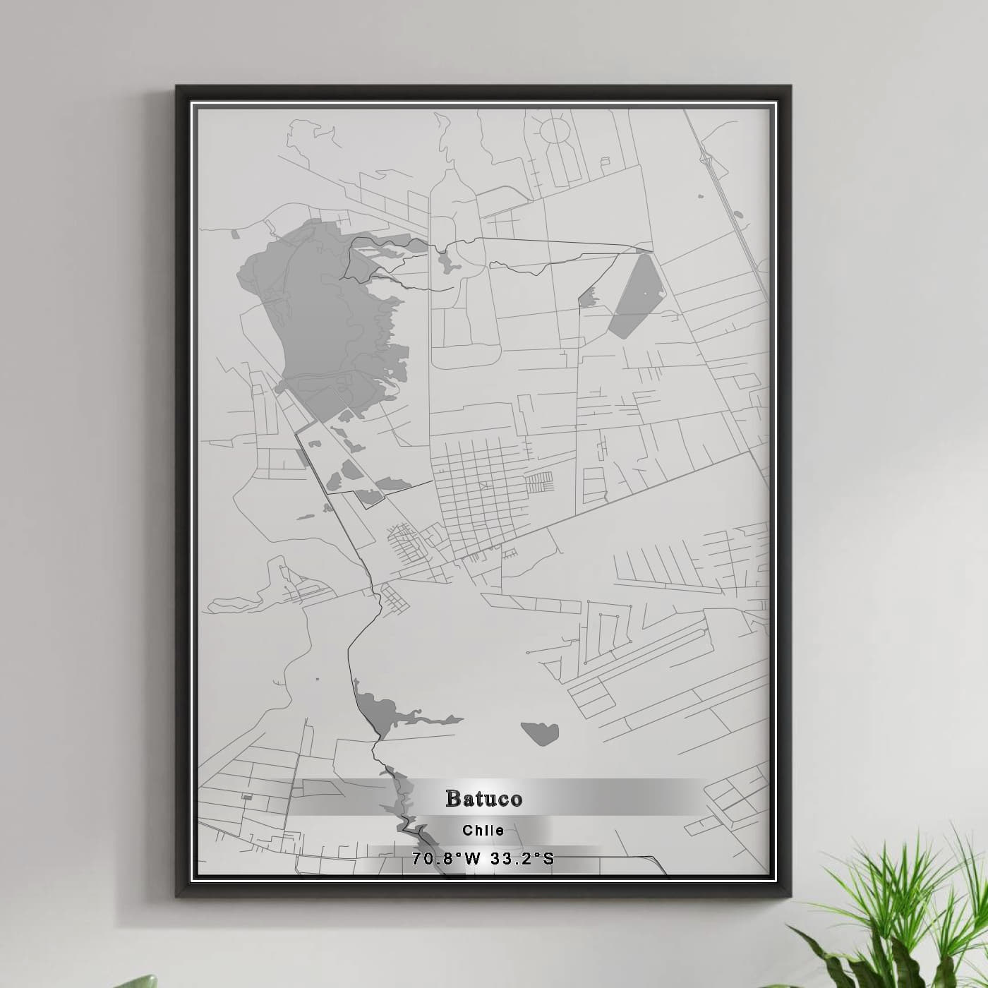 ROAD MAP OF BATUCO, CHILE BY MAPBAKES