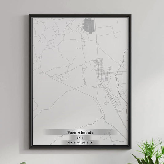 ROAD MAP OF POZO ALMONTE, CHILE BY MAPBAKES