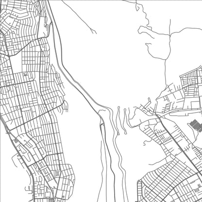 ROAD MAP OF ALTO HOSPICIO, CHILE BY MAPBAKES