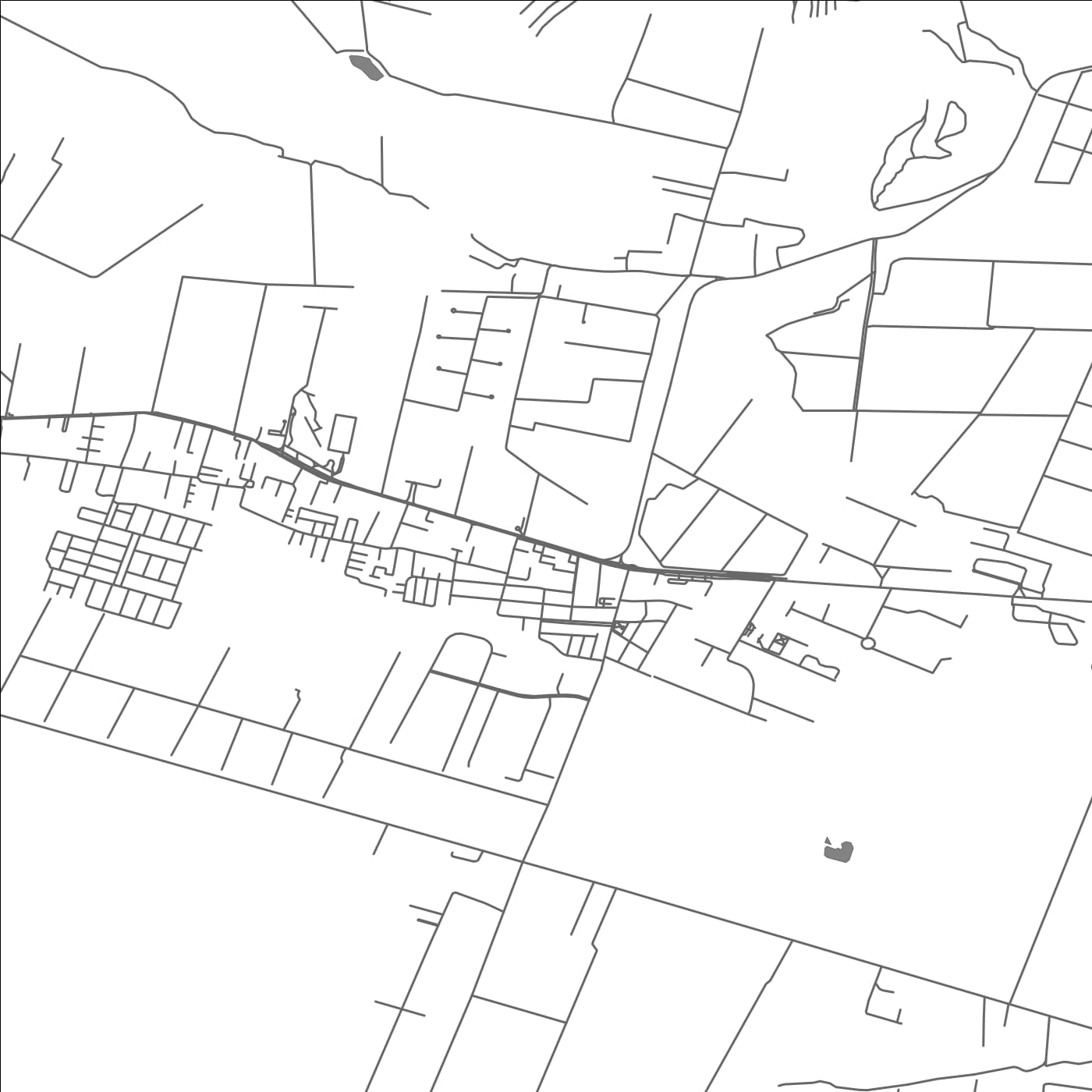 ROAD MAP OF CALERA DE TANGO, CHILE BY MAPBAKES