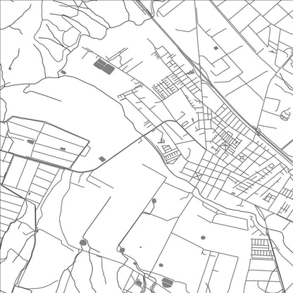 ROAD MAP OF CASABLANCA, CHILE BY MAPBAKES