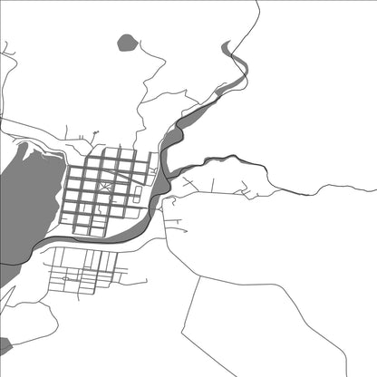 ROAD MAP OF CHAITÉN, CHILE BY MAPBAKES