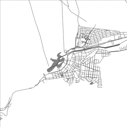 ROAD MAP OF CHAÑARAL, CHILE BY MAPBAKES