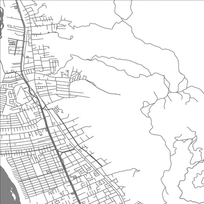ROAD MAP OF CHIGUAYANTE, CHILE BY MAPBAKES