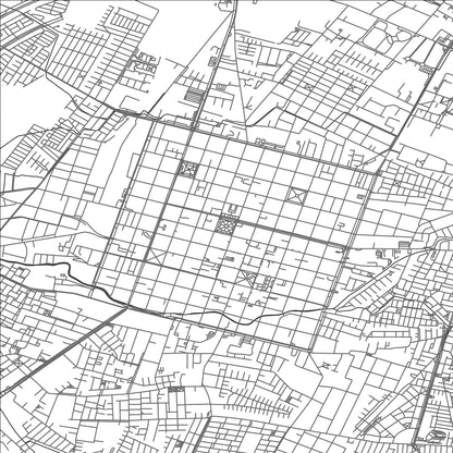 ROAD MAP OF CHILLÁN, CHILE BY MAPBAKES