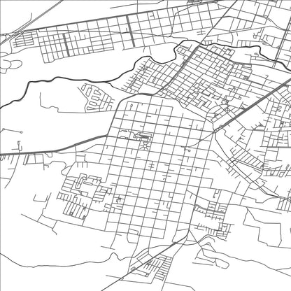 ROAD MAP OF CHILLÁN VIEJO, CHILE BY MAPBAKES