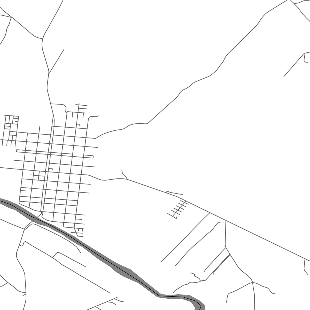 ROAD MAP OF CHOLCHOL, CHILE BY MAPBAKES