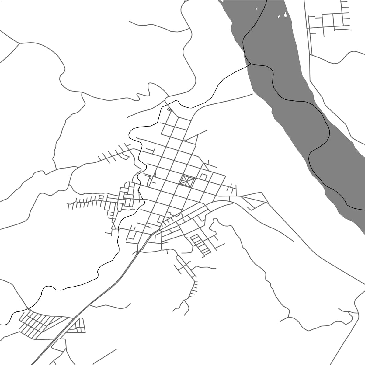 ROAD MAP OF COELEMU, CHILE BY MAPBAKES