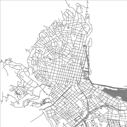 ROAD MAP OF COQUIMBO, CHILE BY MAPBAKES