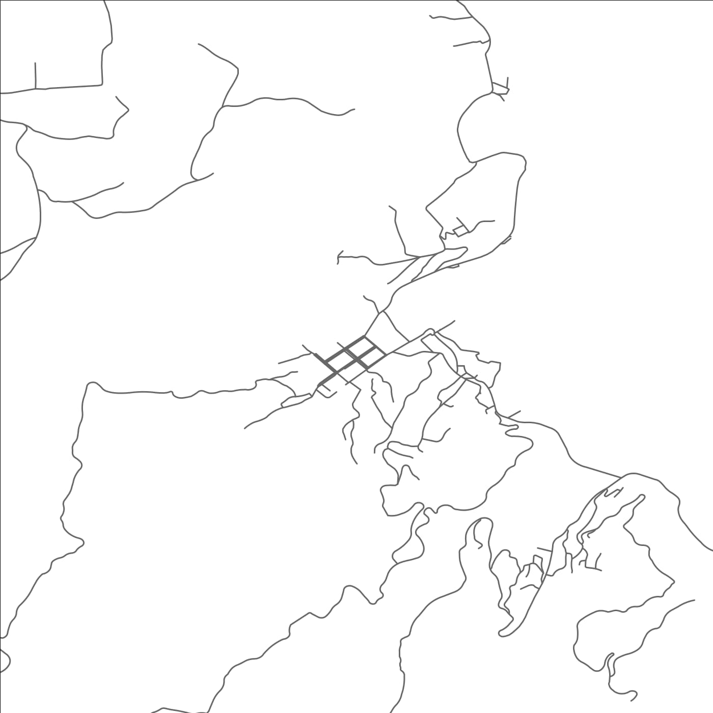 ROAD MAP OF CORRAL, CHILE BY MAPBAKES