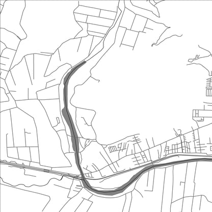 ROAD MAP OF CURACAVÍ, CHILE BY MAPBAKES