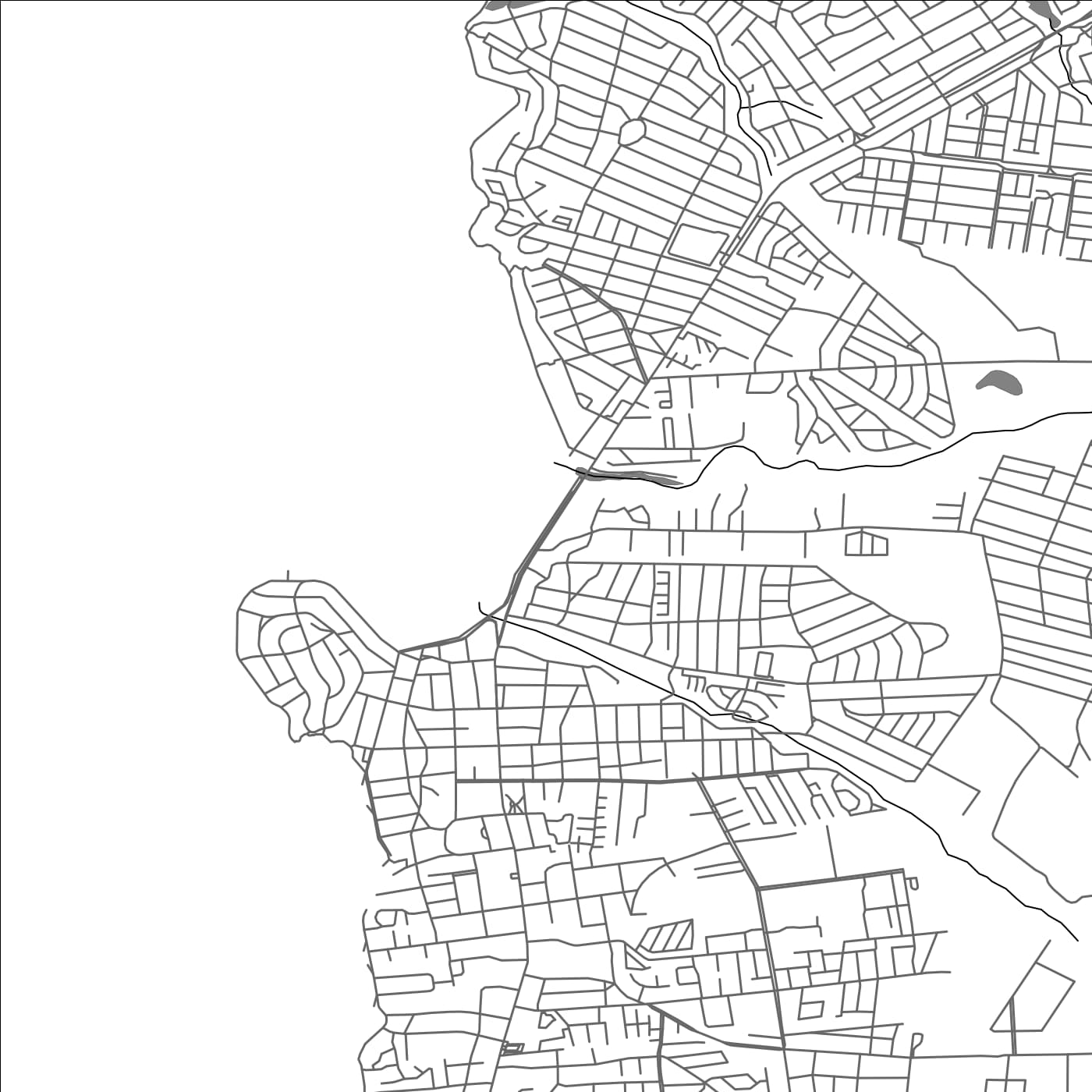 ROAD MAP OF EL QUISCO, CHILE BY MAPBAKES