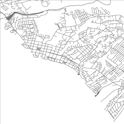 ROAD MAP OF EL TABO, CHILE BY MAPBAKES