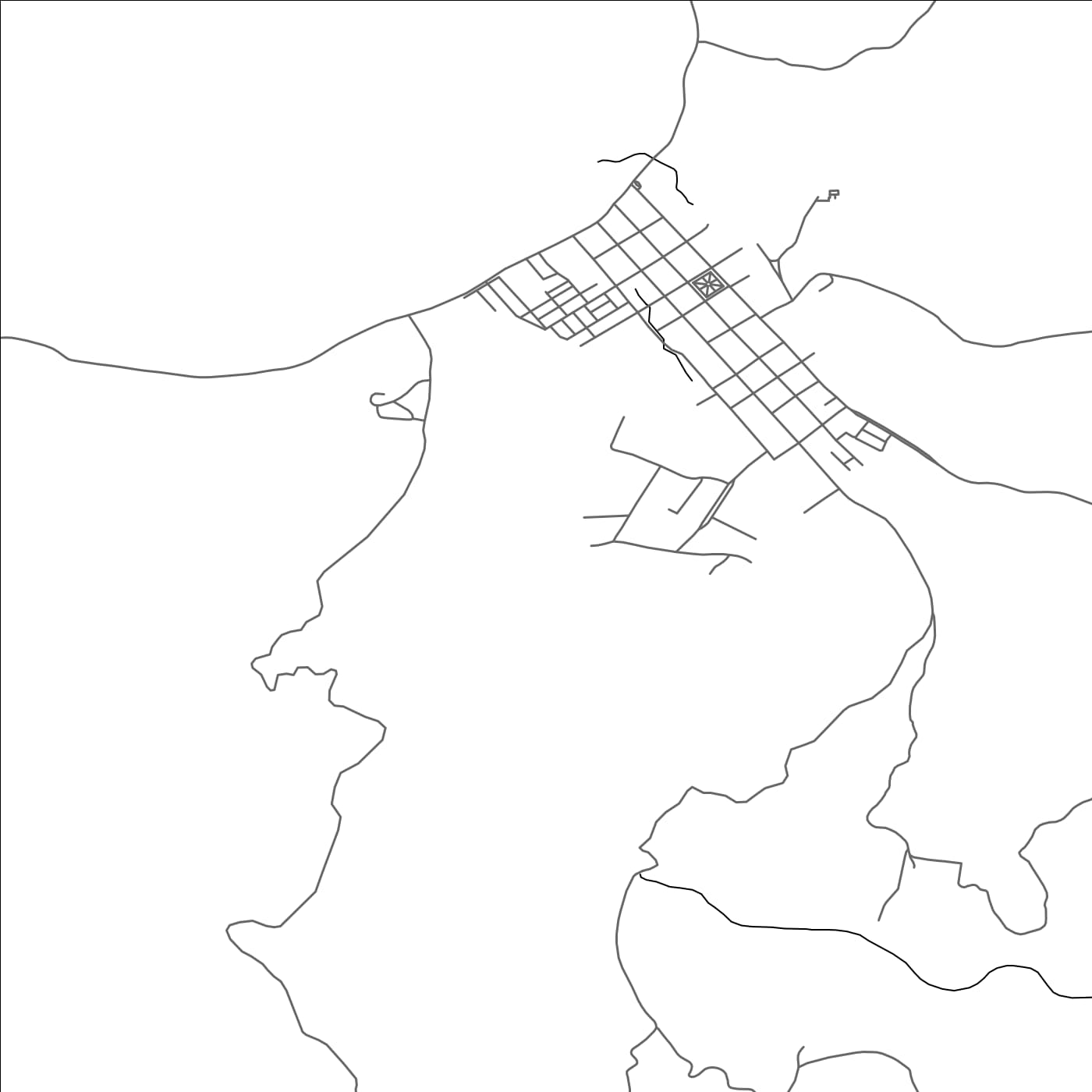 ROAD MAP OF EMPEDRADO, CHILE BY MAPBAKES