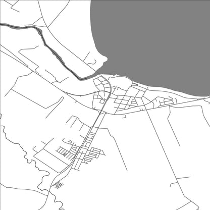 ROAD MAP OF ENTRE LAGOS, CHILE BY MAPBAKES