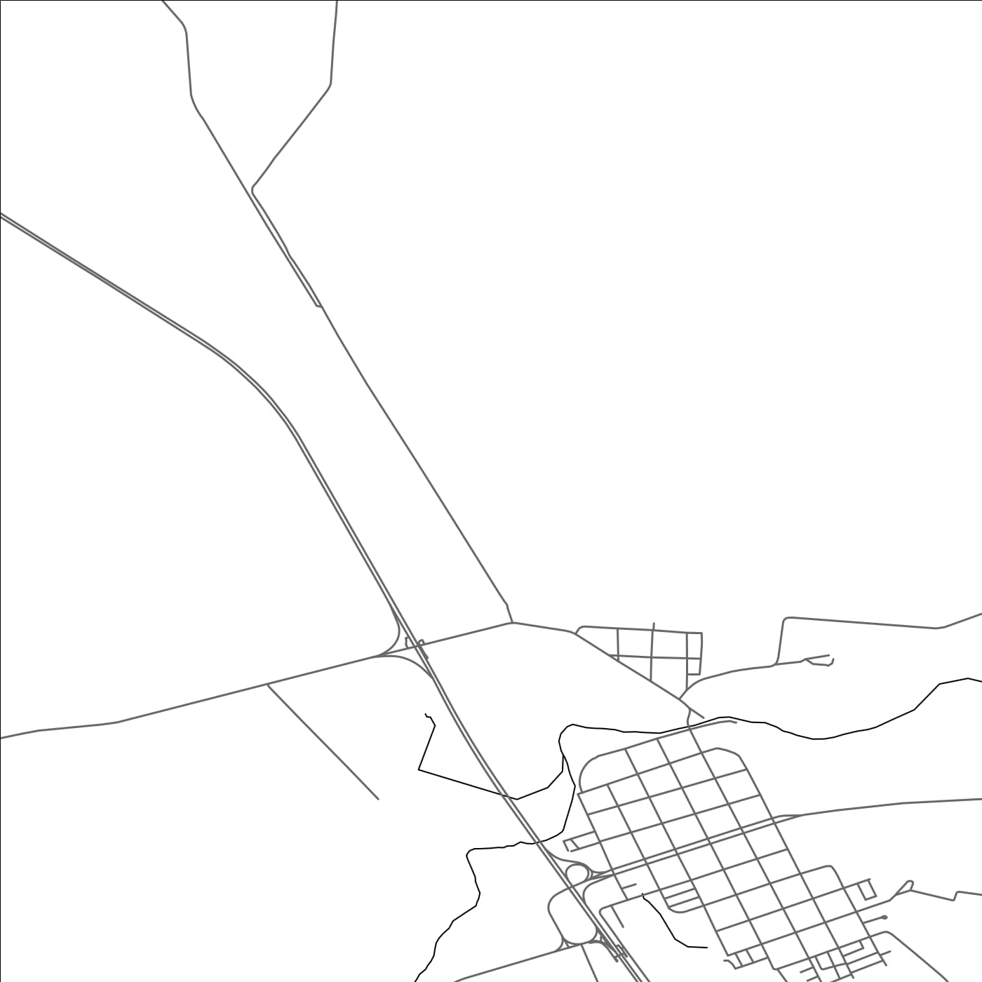 ROAD MAP OF ERCILLA, CHILE BY MAPBAKES