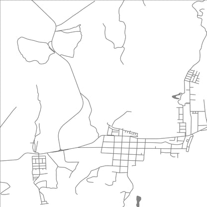 ROAD MAP OF FLORIDA, CHILE BY MAPBAKES