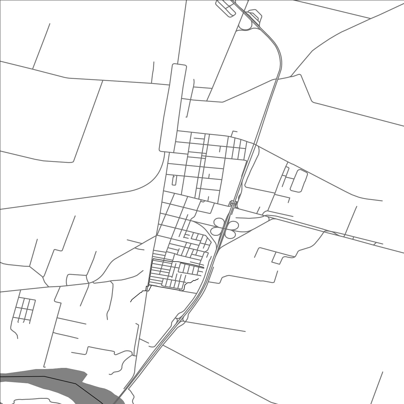 ROAD MAP OF FREIRE, CHILE BY MAPBAKES